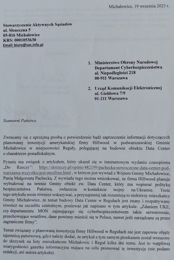 Zbliżenie listu od osoby